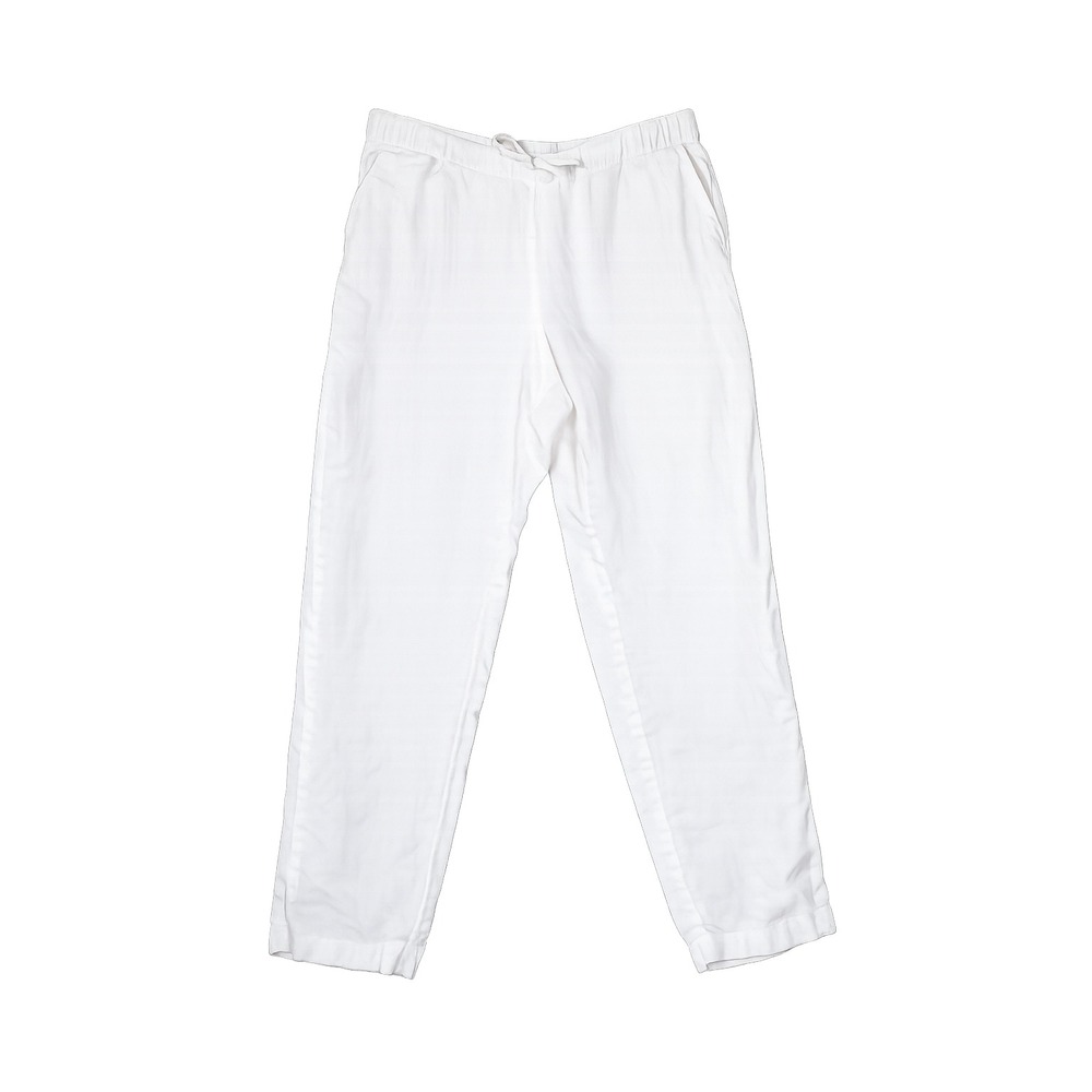J. Jill Love Linen White 100% Linen Pull On Pants M Relaxed Coastal Style - Picture 4 of 7